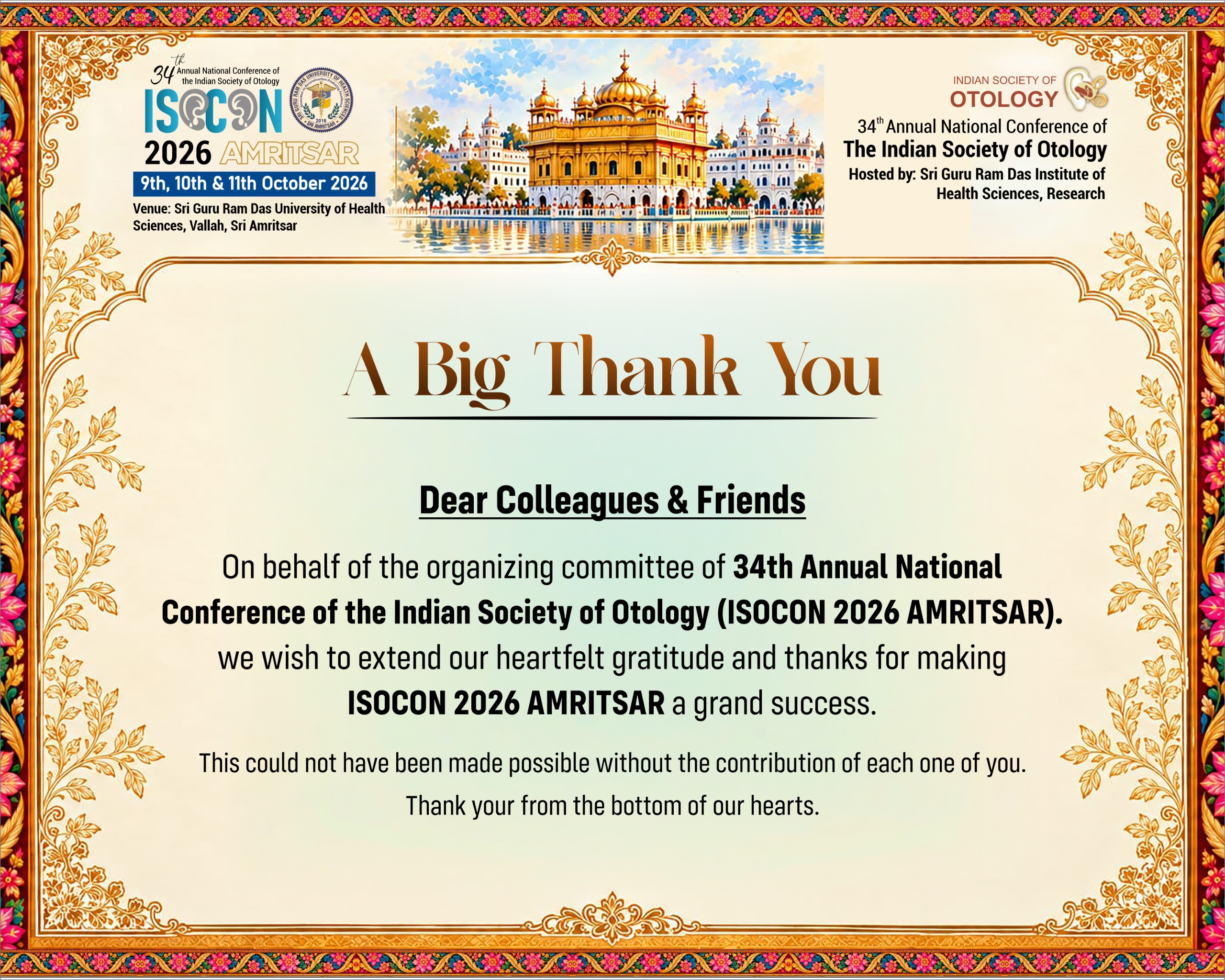 Thank you for participating in ISOCON 2026